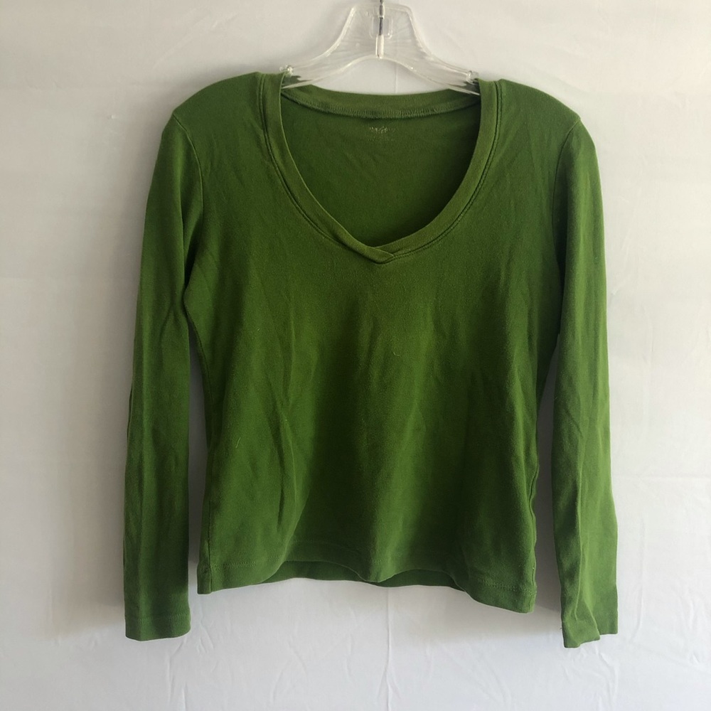 Green vneck